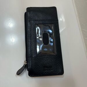 Genuine Leather Black Card Holder
